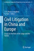 Abbildung von: Civil Litigation in China and Europe - Springer