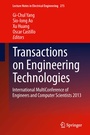 Cover: Transactions on Engineering Technologies - Springer