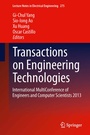 Cover: Transactions on Engineering Technologies - Springer