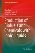 Cover: Production of Biofuels and Chemicals with Ionic Liquids - Springer