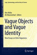 Cover: Vague Objects and Vague Identity - Springer