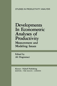 Enlarge image Cover: Developments in Econometric Analyses of Productivity - Springer