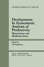 Cover: Developments in Econometric Analyses of Productivity - Kluwer Academic Publishers