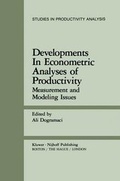 Cover: Developments in Econometric Analyses of Productivity - Kluwer Academic Publishers
