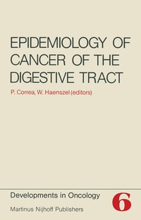 Enlarge image Cover: Epidemiology of Cancer of the Digestive Tract - Springer
