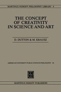 Cover: Concept of Creativity in Science and Art - Kluwer Academic Publishers