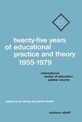 Cover: Twenty-Five Years of Educational Practice and Theory 1955-1979 - Springer
