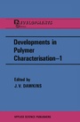 Cover: Developments in Polymer Characterisation-1 - Springer