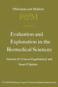 Cover: Evaluation and Explanation in the Biomedical Sciences - Springer