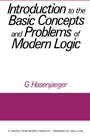 Cover: Introduction to the Basic Concepts and Problems of Modern Logic - Springer