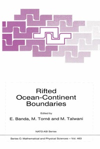 Enlarge image Cover: Rifted Ocean-Continent Boundaries - Springer