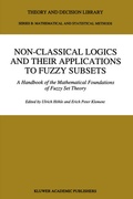 Cover: Non-Classical Logics and their Applications to Fuzzy Subsets - Springer