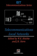 Cover: Telecommunications Local Networks - Springer