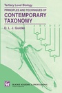 Cover: Principles and Techniques of Contemporary Taxonomy - Springer
