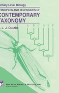 Cover: Principles and Techniques of Contemporary Taxonomy - Kluwer Academic Publishers