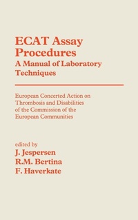 Enlarge image Cover: ECAT Assay Procedures - Kluwer Academic Publishers