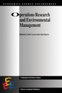 Cover: Operations Research and Environmental Management - Springer