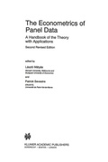 Cover: The Econometrics of Panel Data - Springer