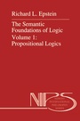 Cover: The Semantic Foundations of Logic Volume 1: Propositional Logics - Springer