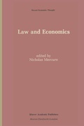 Cover: Law and Economics - Springer