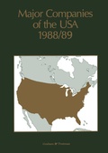 Cover: Major Companies of the USA 1988/89 - Springer
