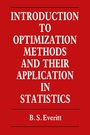Cover: Introduction to Optimization Methods and their Application in Statistics - Springer
