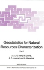 Cover: Geostatistics for Natural Resources Characterization - Springer