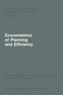 Cover: Advanced Studies in Theoretical and Applied Econometrics: Econometrics of Planning and Efficiency Vol 11 - Kluwer Academic Publishers