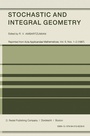 Cover: Stochastic and Integral Geometry - Springer
