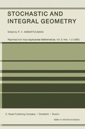 Cover: Stochastic and Integral Geometry - Springer