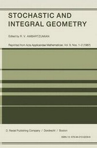 Abbildung von: Stochastic and Integral Geometry - Kluwer Academic Publishers