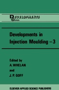 Cover: Developments in Injection Moulding-3 - Springer