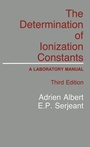 Cover: The Determination of Ionization Constants - Springer