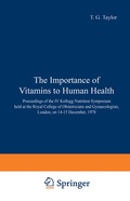 Cover: The Importance of Vitamins to Human Health - Springer