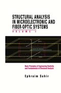 Cover: Structural Analysis in Microelectronic and Fiber-Optic Systems - Springer