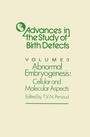 Cover: Abnormal Embryogenesis - Springer