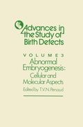 Cover: Abnormal Embryogenesis - Springer