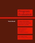 Cover: Programme Evaluation: Sourcebook - Kluwer Academic Publishers