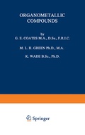 Cover: Organometallic Compounds - Springer