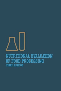 Enlarge image Cover: Nutritional Evaluation of Food Processing - Springer