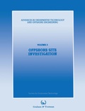 Cover: Offshore Site Investigation - Springer