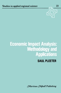 Enlarge image Cover: Economic Impact Analysis: Methodology and Applications - Springer