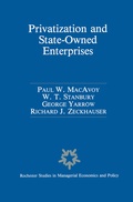Cover: Privatization and State-Owned Enterprises - Springer