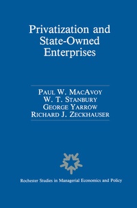 Enlarge image Cover: Privatization and State-Owned Enterprises - Springer
