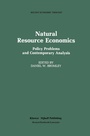Cover: Natural Resource Economics - Springer