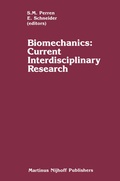 Cover: Biomechanics: Current Interdisciplinary Research - Springer