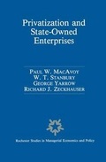 Cover: Privatization and State Owned Enterprises - Kluwer Academic Publishers