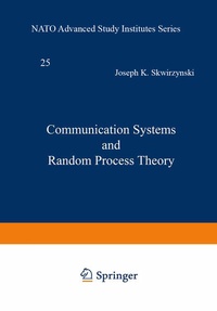 Enlarge image Cover: Communication Systems and Random Process Theory - Springer