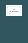 Cover: A Critical Survey of Studies on the Languages of Java and Madura - Springer