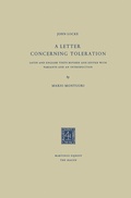 Cover: A Letter Concerning Toleration - Springer